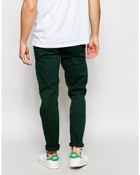 Pantalon chino vert foncé Jack and Jones