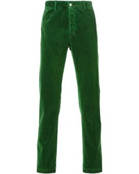 Pantalon chino vert foncé Massimo Alba