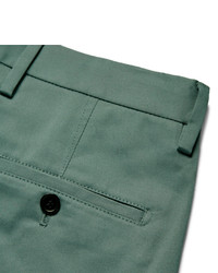 Pantalon chino vert foncé Acne Studios