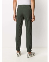 Pantalon chino vert foncé Incotex