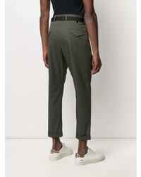 Pantalon chino vert foncé Low Brand