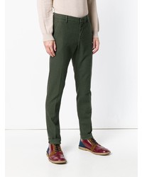 Pantalon chino vert foncé Dondup