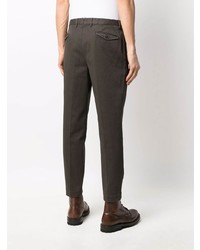 Pantalon chino vert foncé Dell'oglio