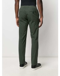 Pantalon chino vert foncé Canali