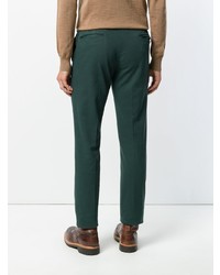 Pantalon chino vert foncé Dell'oglio