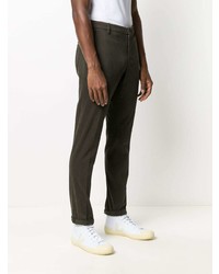 Pantalon chino vert foncé Dondup