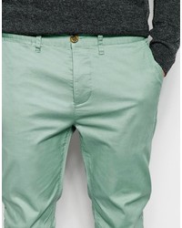 Pantalon chino vert menthe Asos