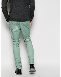 Pantalon chino vert menthe Asos