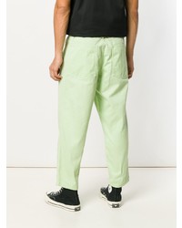 Pantalon chino vert menthe Comme Des Garcons SHIRT