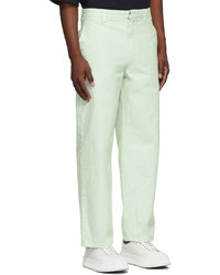 Pantalon chino vert menthe Jil Sander