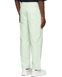 Pantalon chino vert menthe Jil Sander