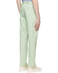 Pantalon chino vert menthe AMI Alexandre Mattiussi