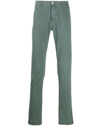 Pantalon chino vert menthe Jacob Cohen