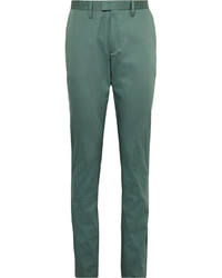 Pantalon chino vert Acne Studios