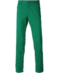 Pantalon chino vert Brioni