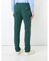 Pantalon chino vert Kent & Curwen
