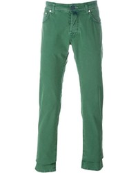 Pantalon chino vert Jacob Cohen
