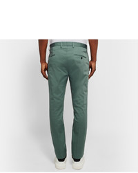 Pantalon chino vert Acne Studios