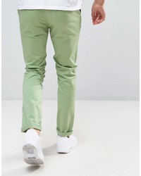 Pantalon chino vert Asos
