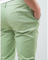 Pantalon chino vert Asos