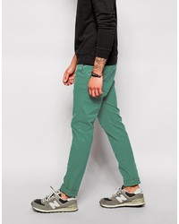 Pantalon chino vert Scotch & Soda