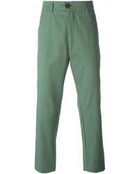 Pantalon chino vert Societe Anonyme