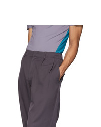 Pantalon chino violet Keenkee