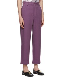 Pantalon chino violet Bode