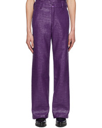 Pantalon chino violet Theophilio