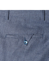 Pantalon de costume à carreaux bleu Gant