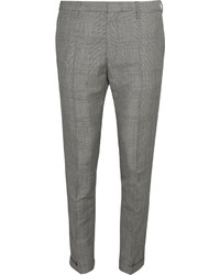 Pantalon de costume à carreaux gris