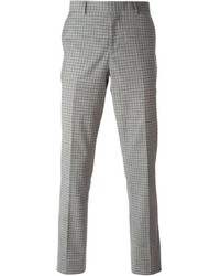 Pantalon de costume à carreaux gris Paul Smith