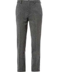 Pantalon de costume à chevrons gris foncé