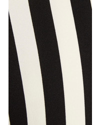Pantalon de costume à rayures verticales blanc et noir Dolce & Gabbana