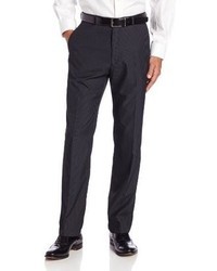Pantalon de costume à rayures verticales gris foncé
