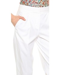 Pantalon de costume blanc Rebecca Taylor