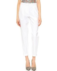 Pantalon de costume blanc Rebecca Taylor