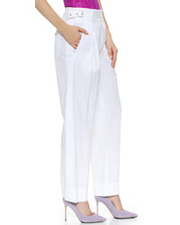 Pantalon de costume blanc Nina Ricci