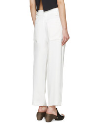 Pantalon de costume blanc Chloé