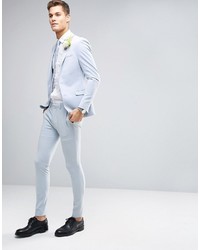 Pantalon de costume bleu clair Asos