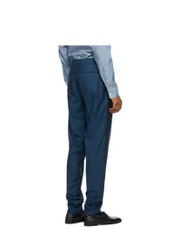 Pantalon de costume bleu marine Ermenegildo Zegna