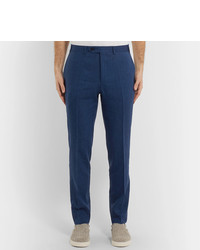 Pantalon de costume bleu marine Canali