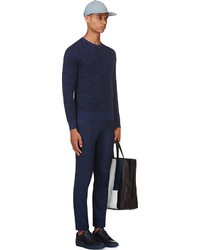 Pantalon de costume bleu marine Calvin Klein