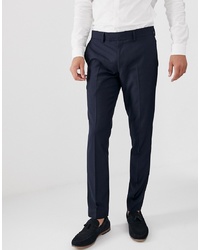 Pantalon de costume bleu marine Farah Smart