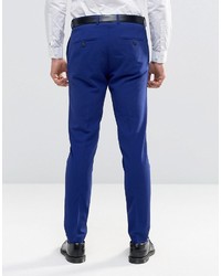 Pantalon de costume bleu marine Selected