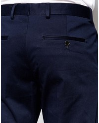 Pantalon de costume bleu marine Selected