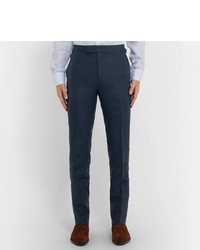 Pantalon de costume bleu marine Kingsman