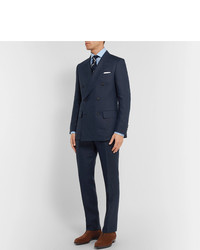 Pantalon de costume bleu marine Kingsman