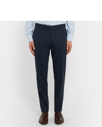 Pantalon de costume bleu marine Canali