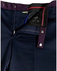 Pantalon de costume bleu marine